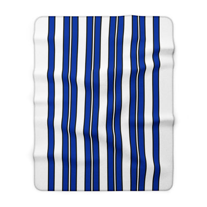 Uruguay Retro Stripes Blanket Throw