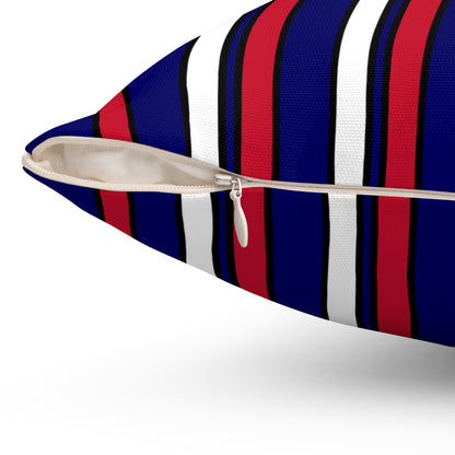 South Georgia And The South Sandwich Islands Retro Stripes Cushion Pillow
