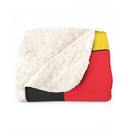 Belgium Retro Check Blanket Throw