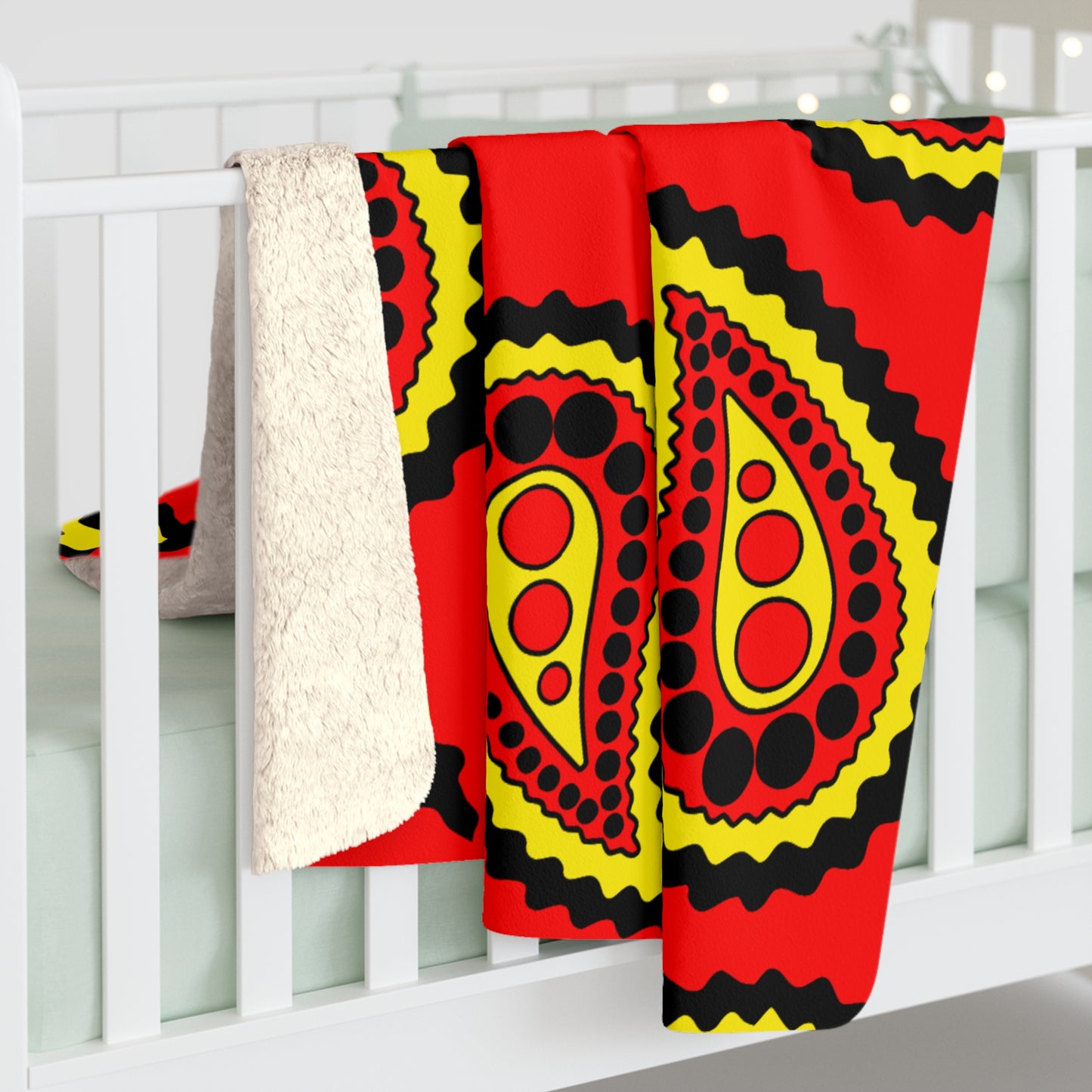 Angola Retro Paisley Blanket Throw