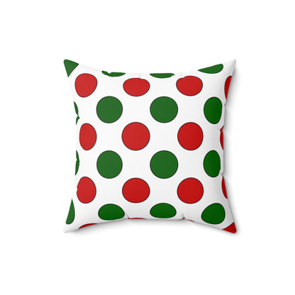 Tajikistan Retro Polka Dots Cushion Pillow