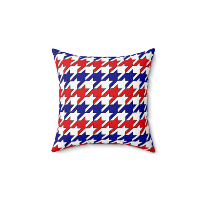 Wallis And Futuna Retro Houndstooth Cushion Pillow