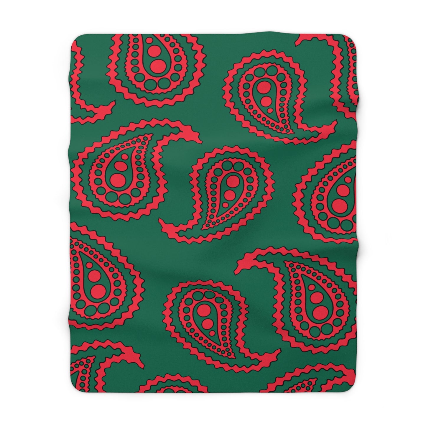 Bangladesh Retro Paisley Blanket Throw