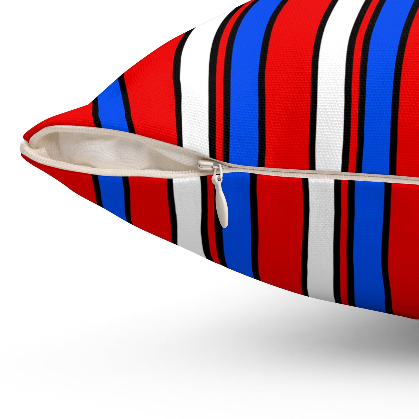 Puerto Rico Retro Stripes Cushion Pillow