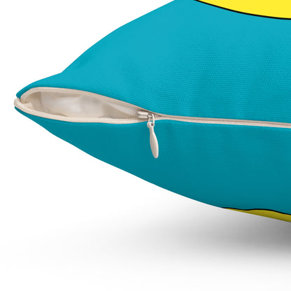 Kazakhstan Retro Target Cushion Pillow