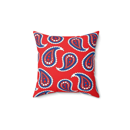 Slovakia Retro Paisley Cushion Pillow