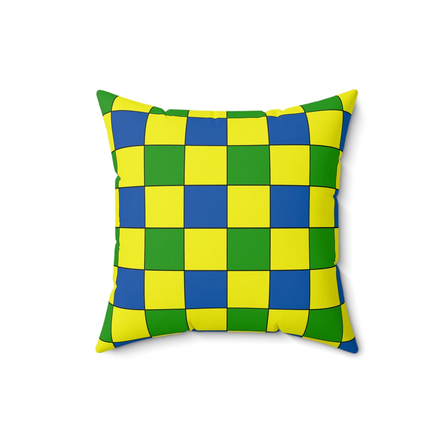 Saint Vincent And The Grenadines Retro Check Cushion Pillow