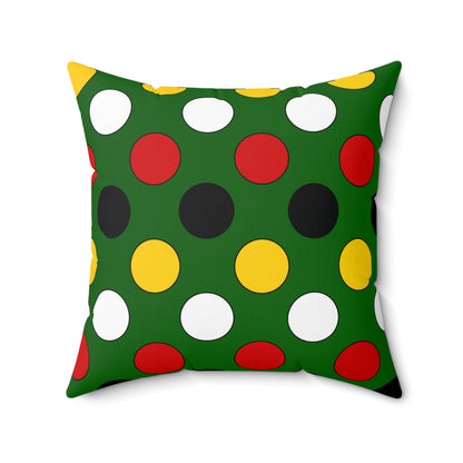 Zimbabwe Retro Polka Dots Cushion Pillow