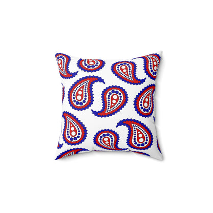 Costa Rica Retro Paisley Cushion Pillow