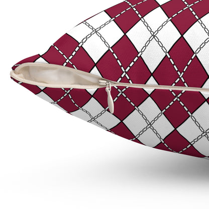 Qatar Retro Argyle Cushion Pillow