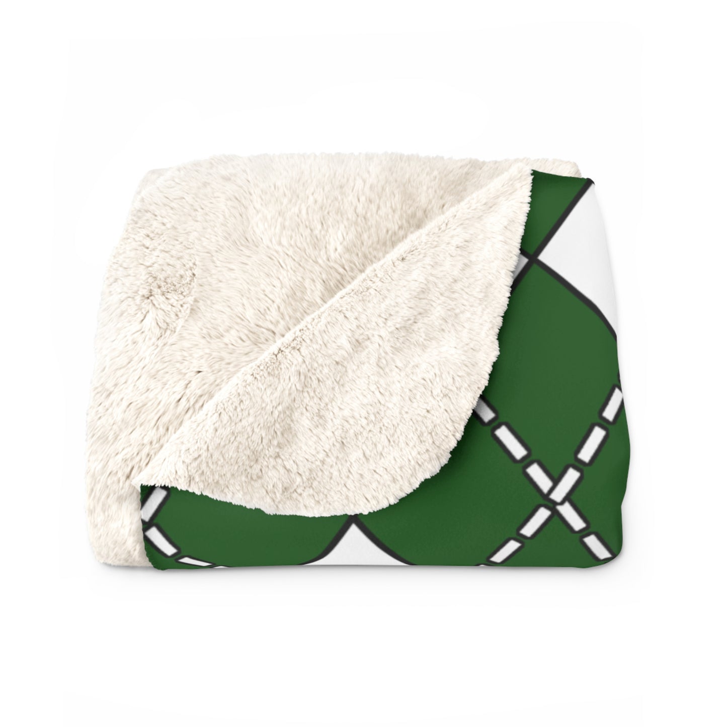 Pakistan Retro Argyle Blanket Throw