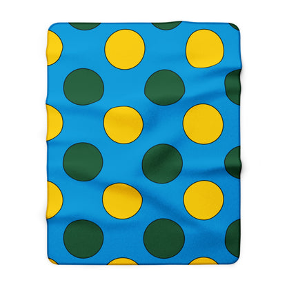 Rwanda Retro Polka Dots Blanket Throw