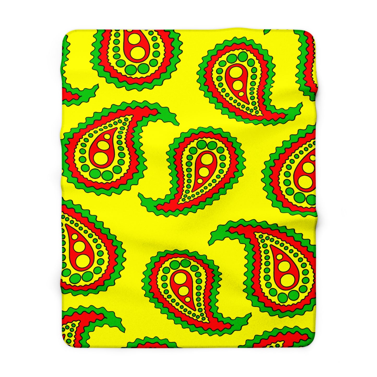 Congo Retro Paisley Blanket Throw