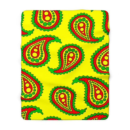 Congo Retro Paisley Blanket Throw