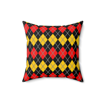 Papua New Guinea Retro Argyle Cushion Pillow