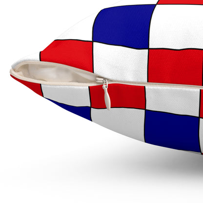 Guadeloupe Retro Check Cushion Pillow