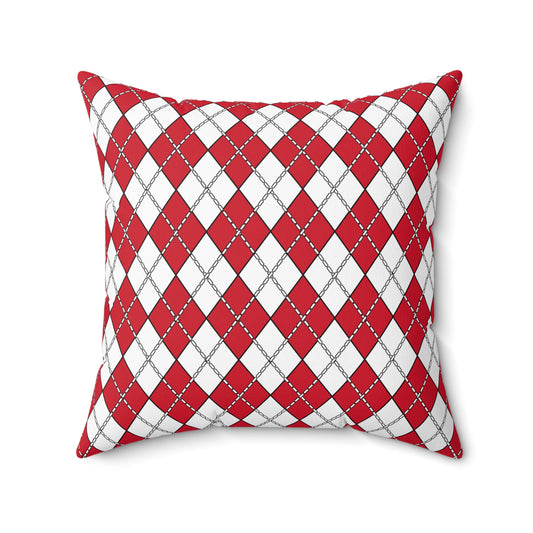 Malta Retro Argyle Cushion Pillow