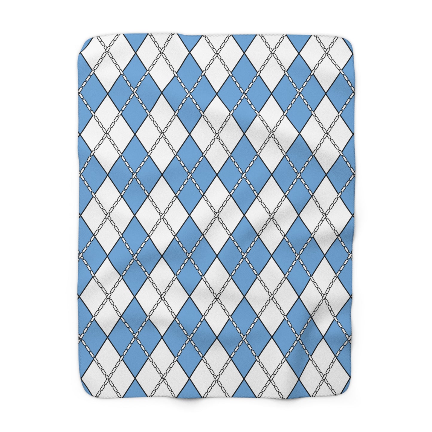 Argentina Retro Argyle Blanket Throw