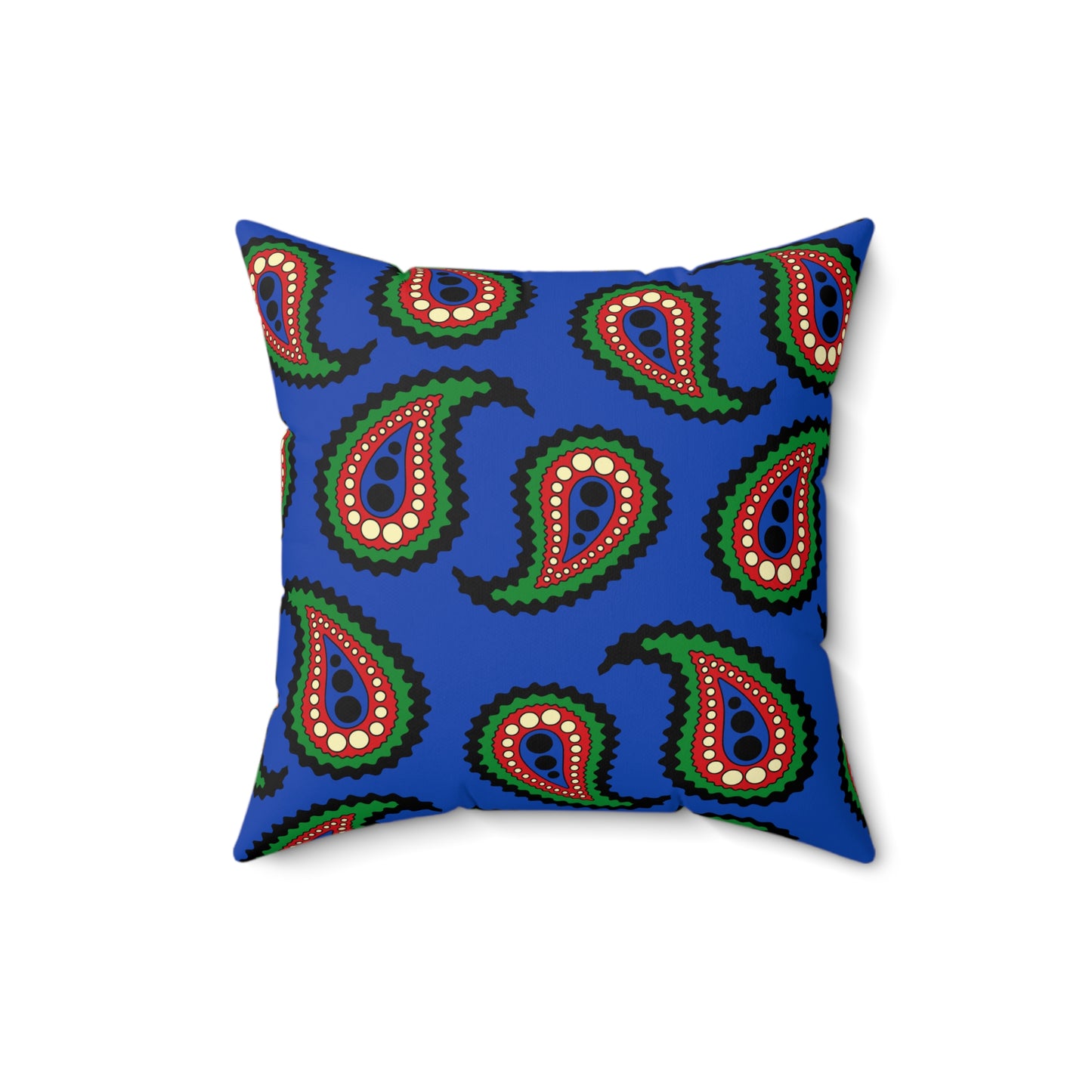 South Sudan Retro Paisley Cushion Pillow