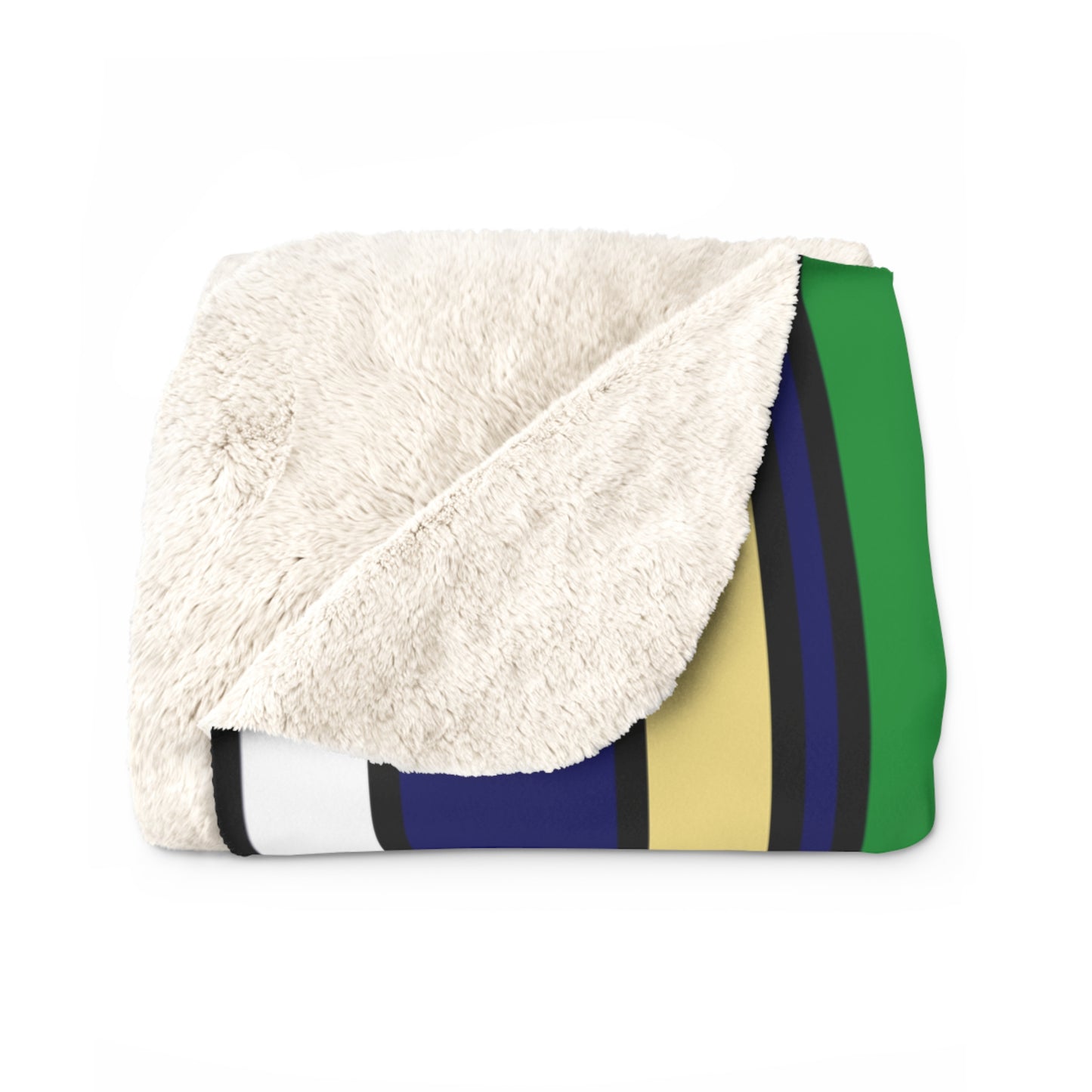 Cayman Islands Retro Stripes Blanket Throw