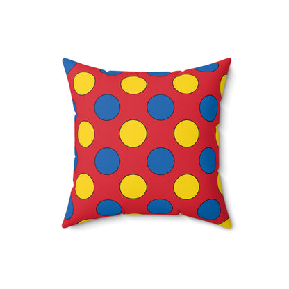 Mongolia Retro Polka Dots Cushion Pillow