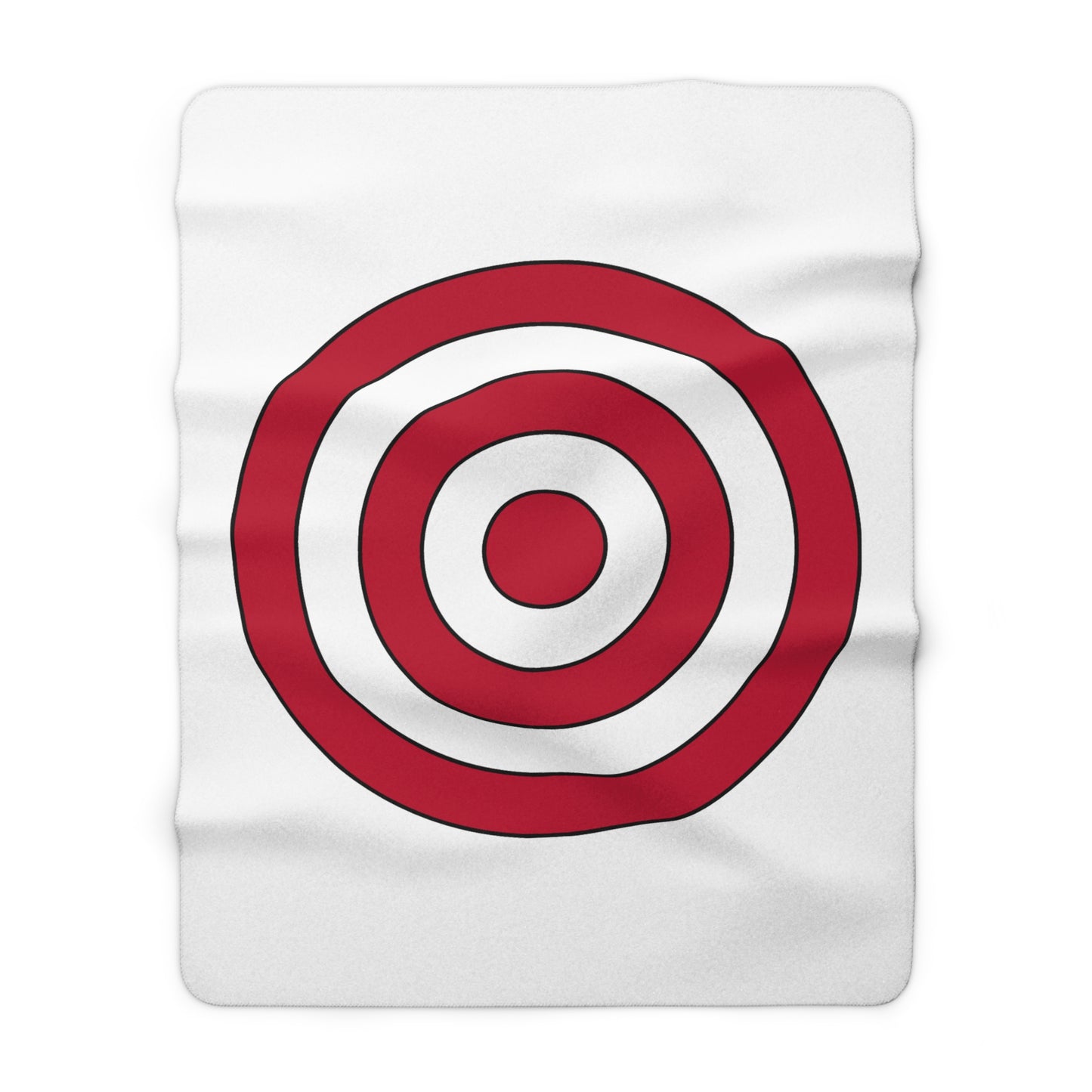 Japan Retro Target Blanket Throw