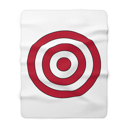 Japan Retro Target Blanket Throw