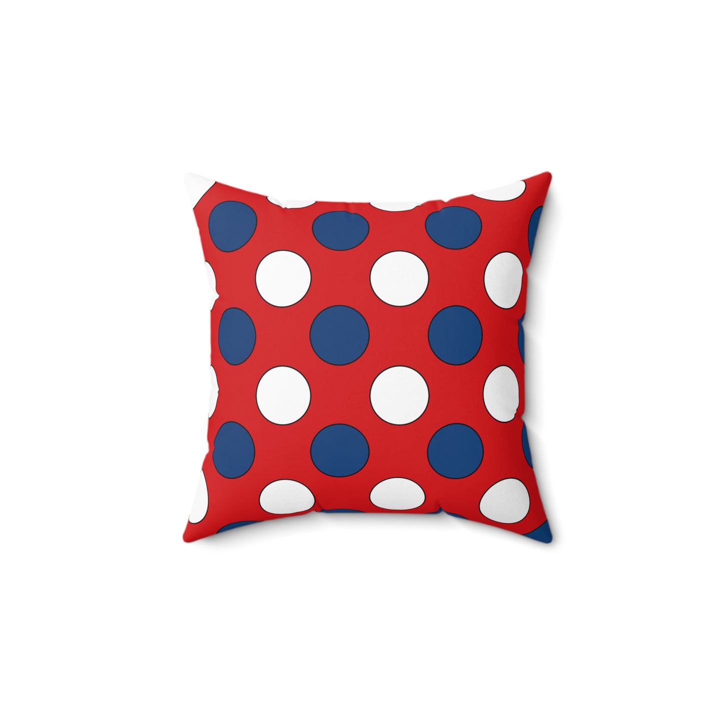 Czechia Retro Polka Dots Cushion Pillow