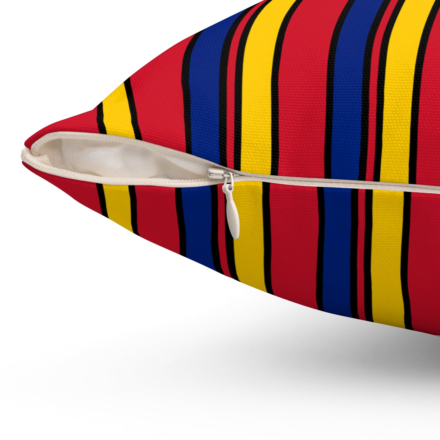 Venezuela Retro Stripes Cushion Pillow