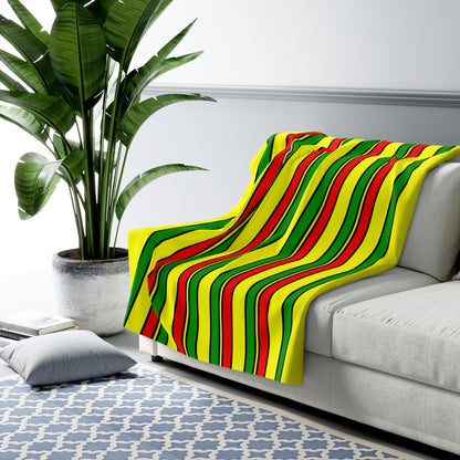 Mali Retro Stripes Blanket Throw