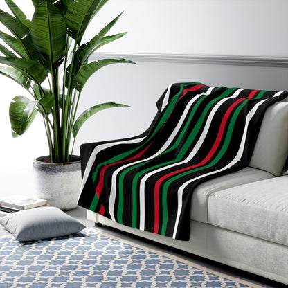 Syria Retro Stripes Blanket Throw
