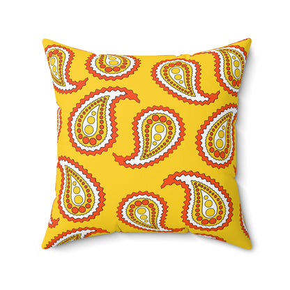Bhutan Retro Paisley Cushion Pillow
