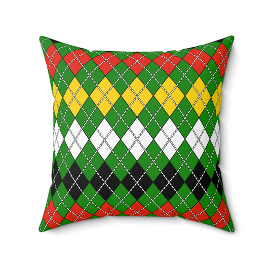 Dominica Retro Argyle Cushion Pillow