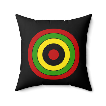 Saint Kitts And Nevis Retro Target Cushion Pillow