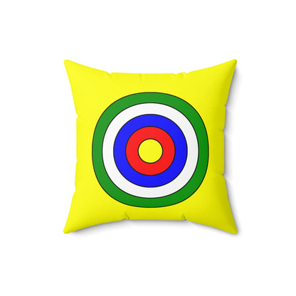 Central African Republic Retro Target Cushion Pillow