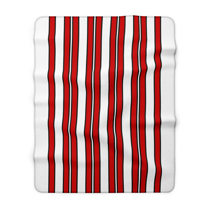Northern Ireland Retro Stripes Blanket Throw