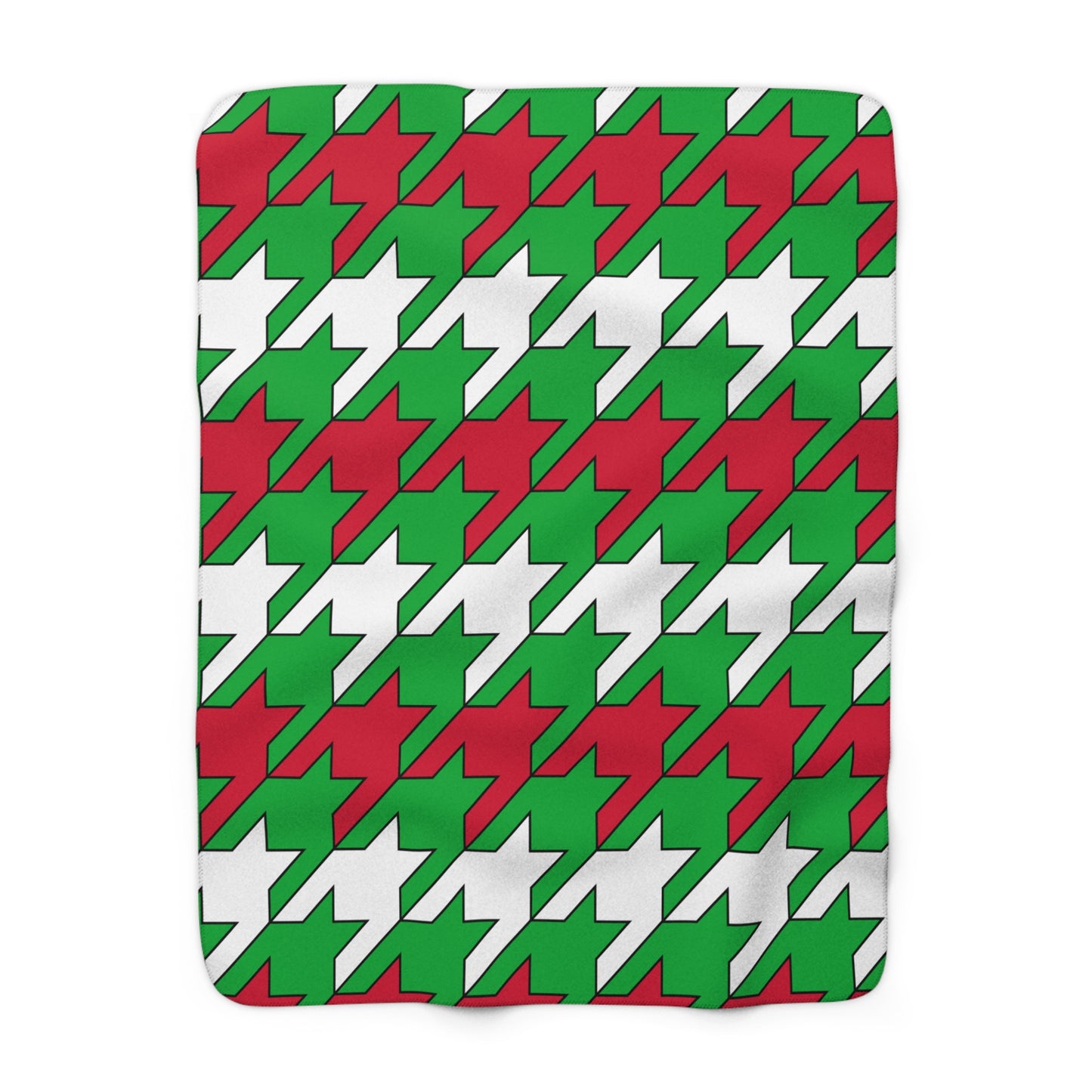 Wales Retro Houndstooth Blanket Throw