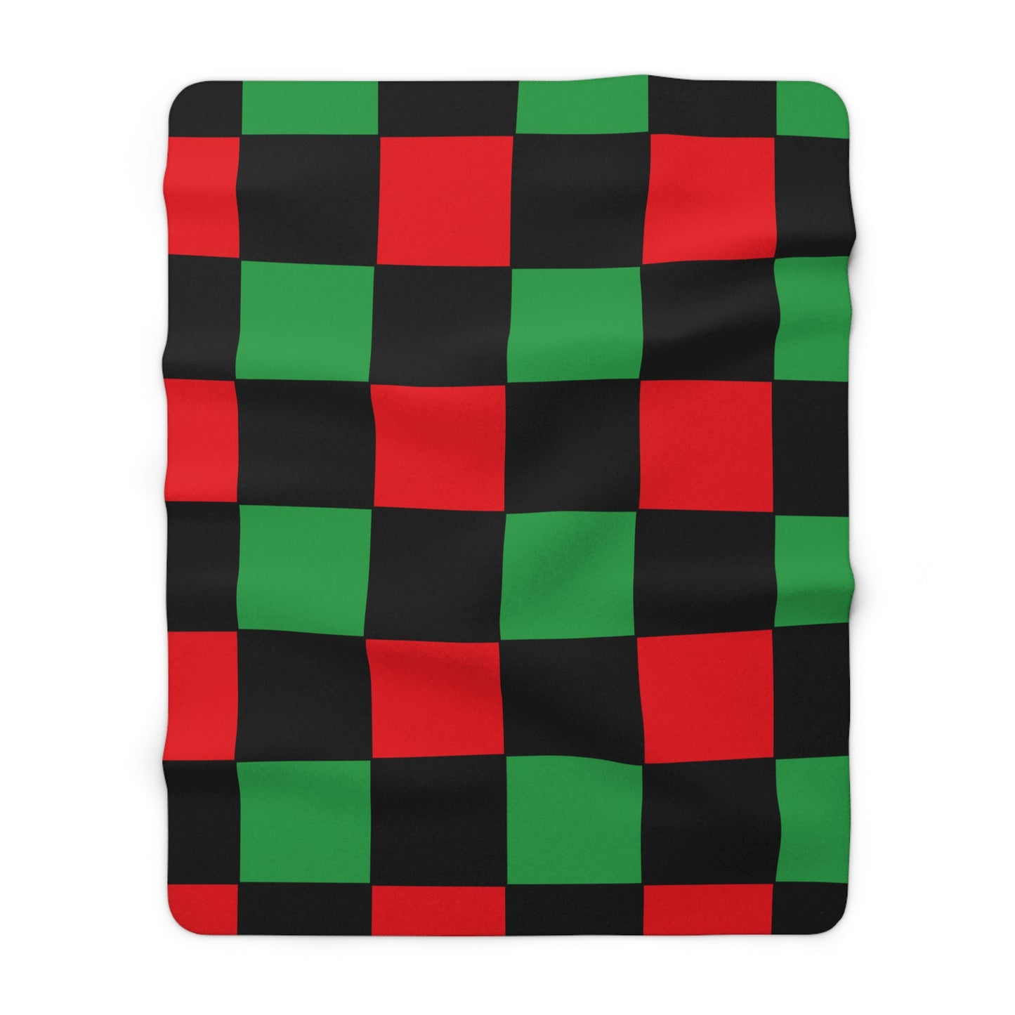 Libya Retro Check Blanket Throw