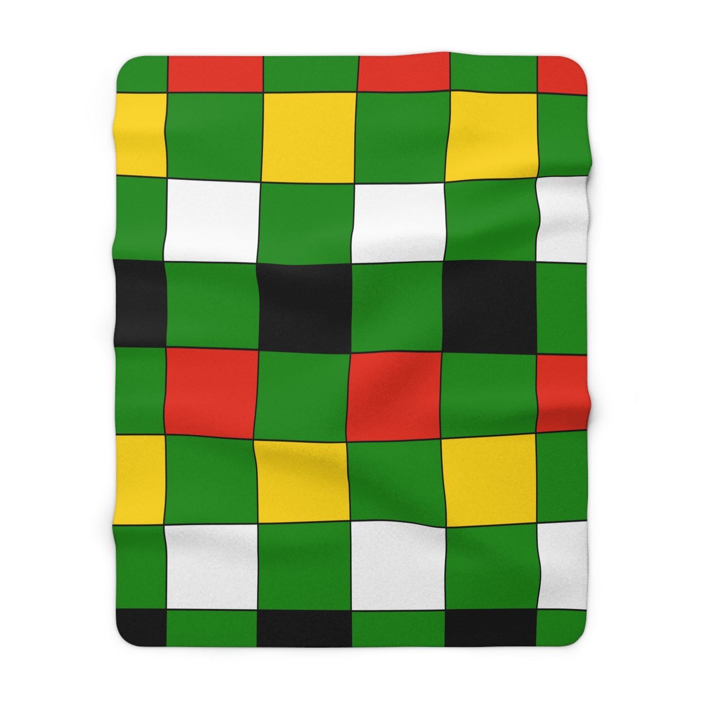 Dominica Retro Check Blanket Throw
