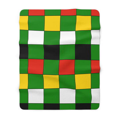 Dominica Retro Check Blanket Throw