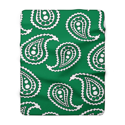 Nigeria Retro Paisley Blanket Throw