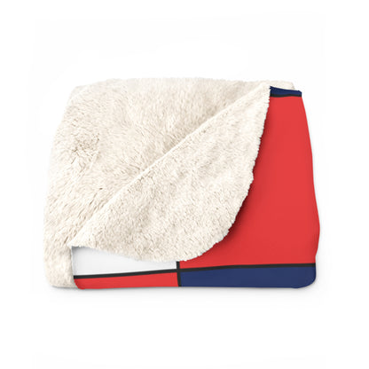Svalbard And Jan Mayen Retro Check Blanket Throw