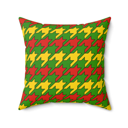 Benin Retro Houndstooth Cushion Pillow