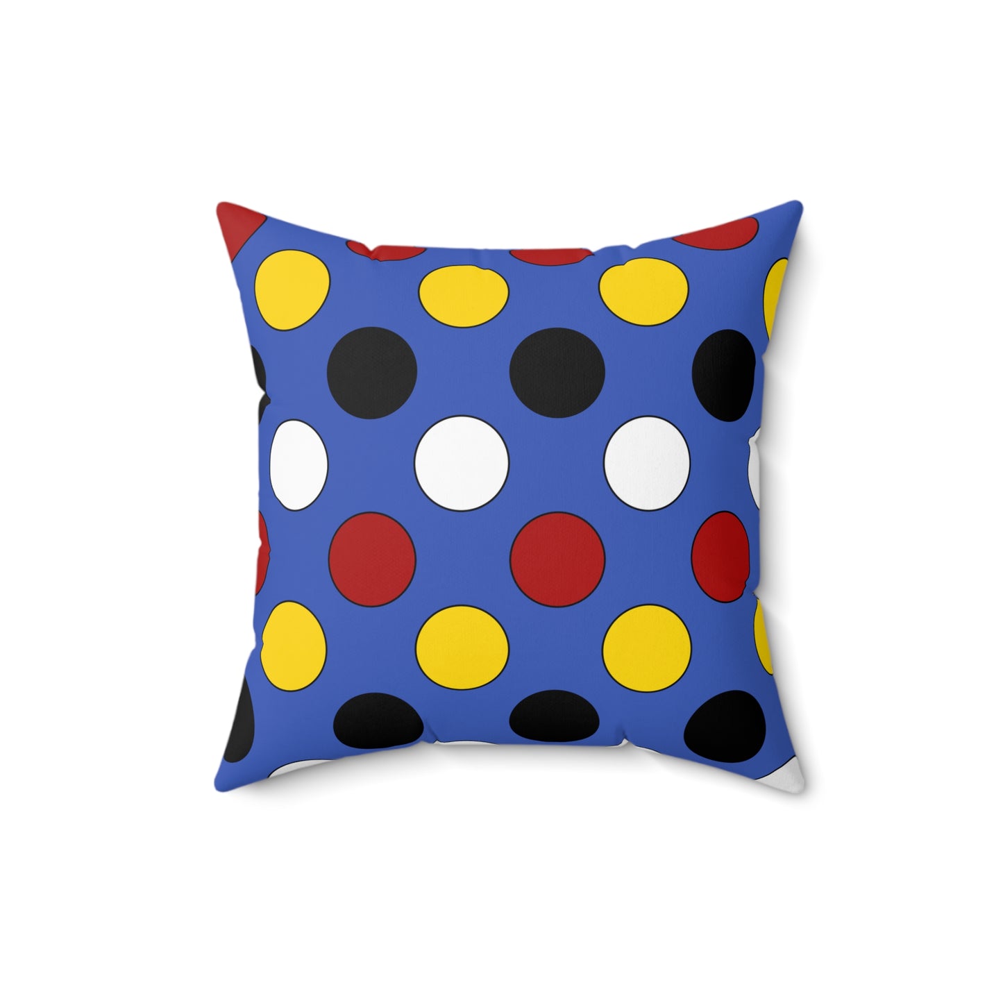 Eswatini Retro Polka Dots Cushion Pillow