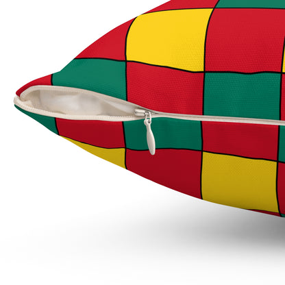 Grenada Retro Check Cushion Pillow