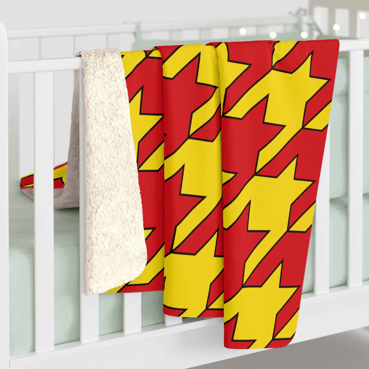 Catalonia Retro Houndstooth Blanket Throw