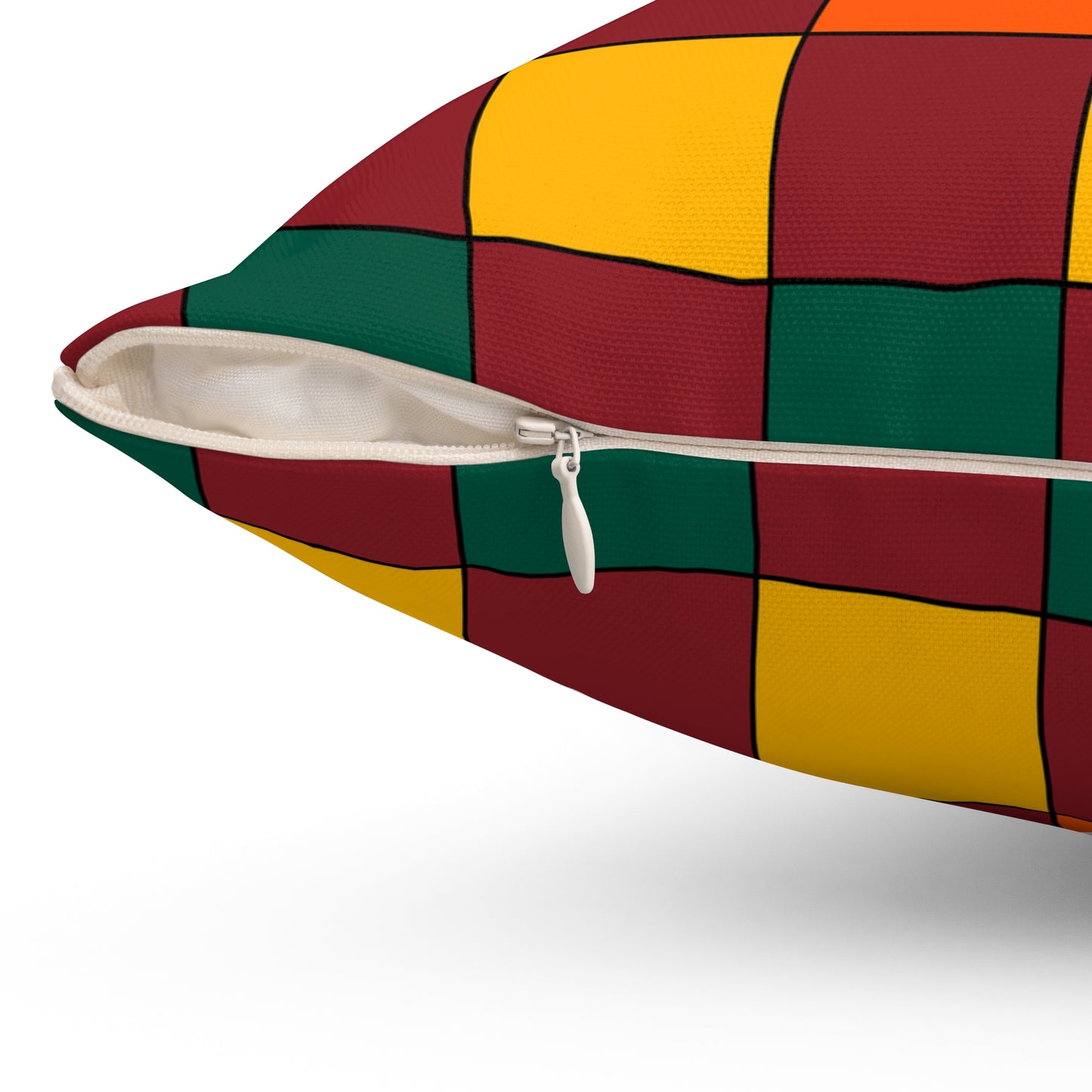 Sri Lanka Retro Check Cushion Pillow