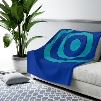 Pacific Islands Retro Target Blanket Throw