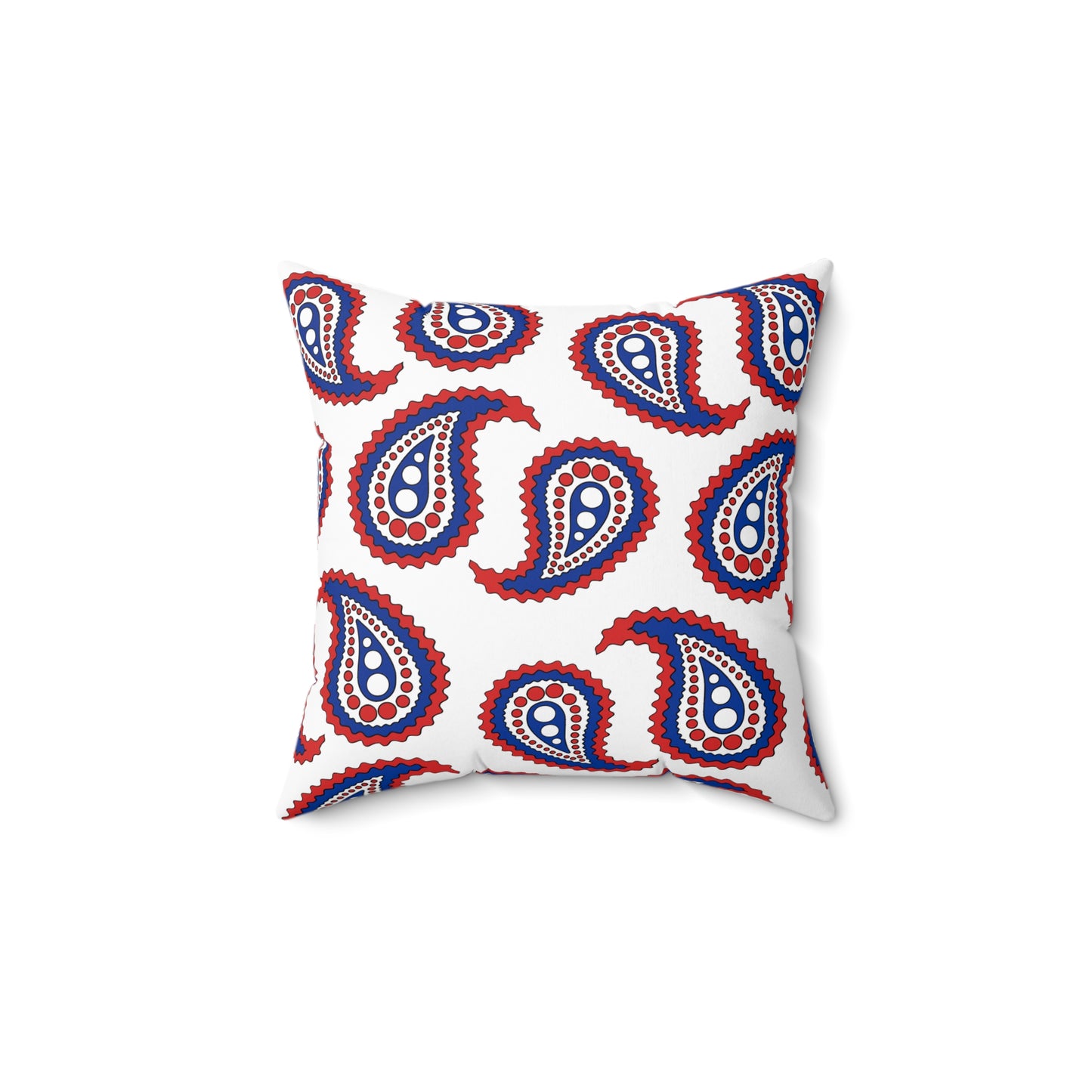 Faroe Islands Retro Paisley Cushion Pillow