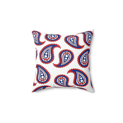 Faroe Islands Retro Paisley Cushion Pillow